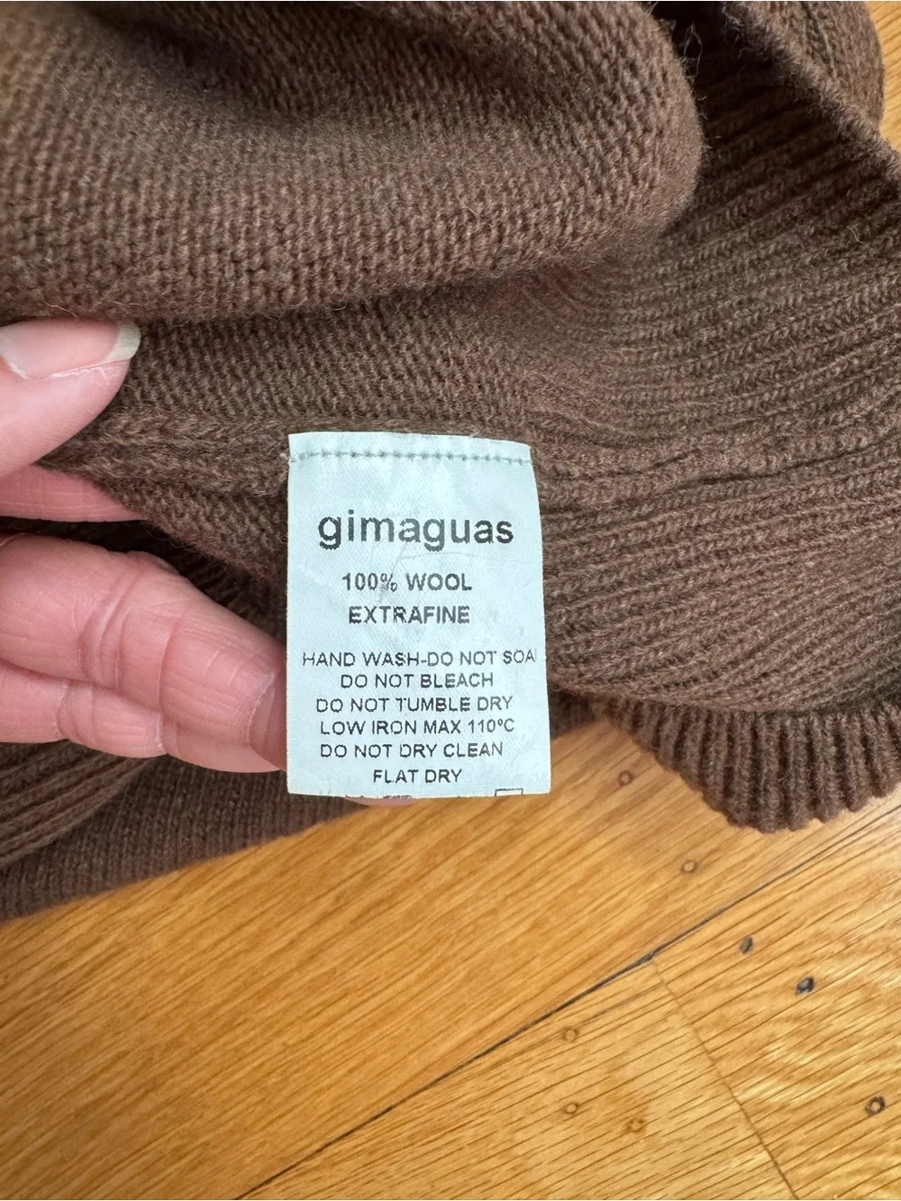Brown sweater